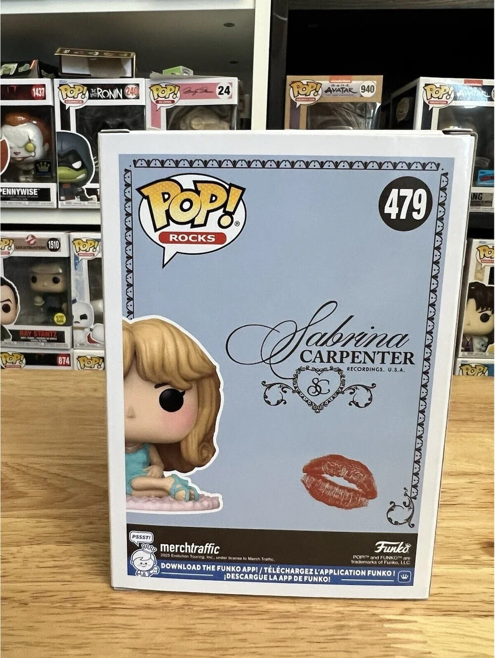 IN HAND NEW Sabrina Carpenter Funko Pop #479 Short Sweet Rocks Nightgown Vinyl
